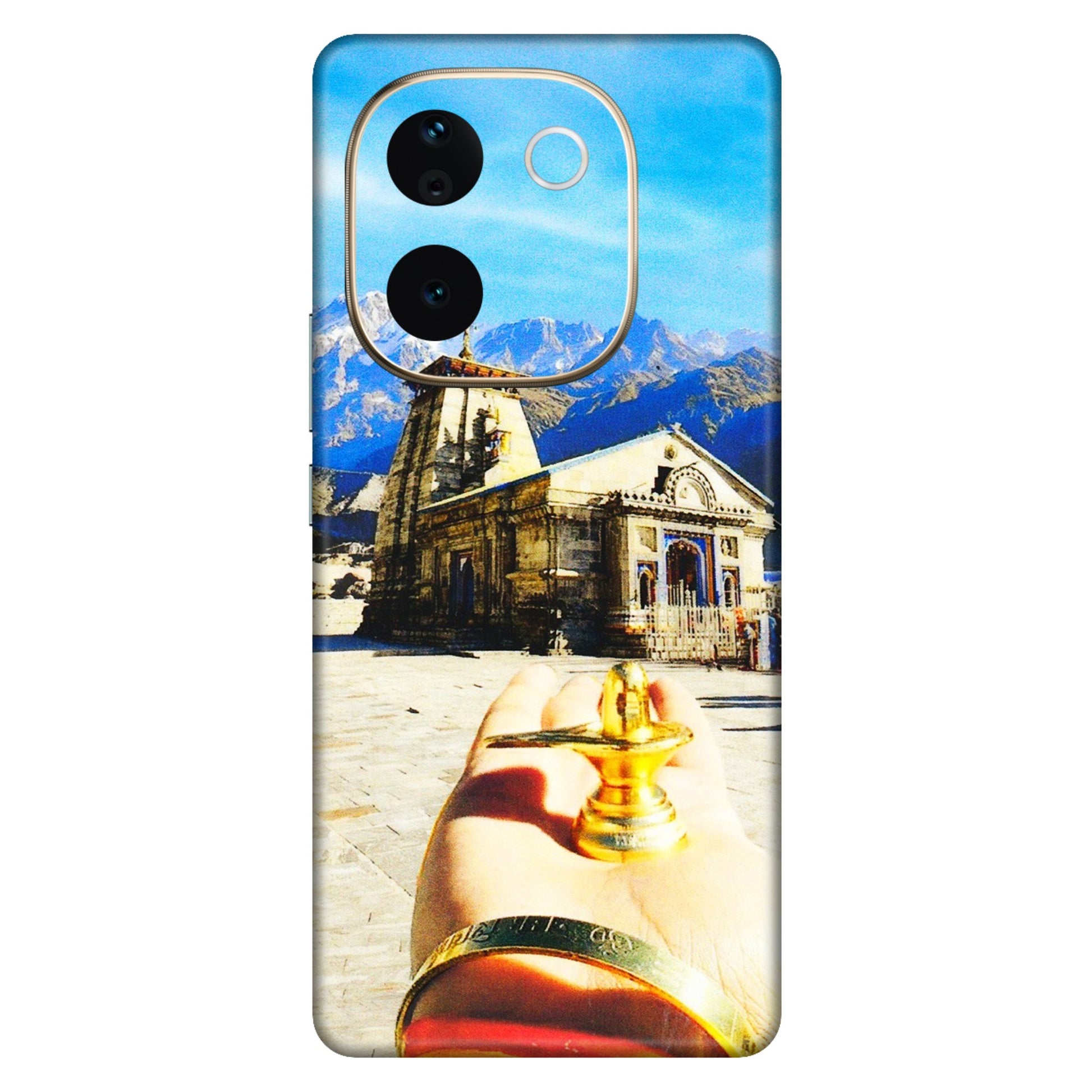 VIVO Z/V/X/T/U/S Series Phone Skins (All Models) - Beauty of Kedarnath - 3D Embossed Finish (L-108) Vivo T3 Pro (5G)