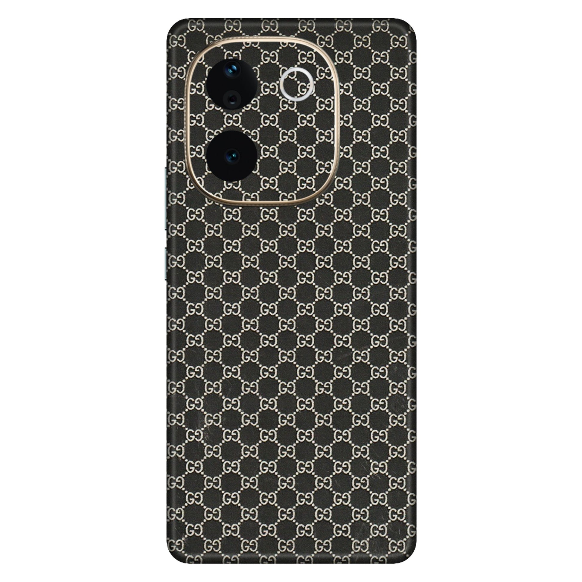 VIVO Z/V/X/T/U/S Series Phone Skins (All Models) - Black G Print - 3D Embossed Finish (L-109) Vivo T3 Pro (5G)