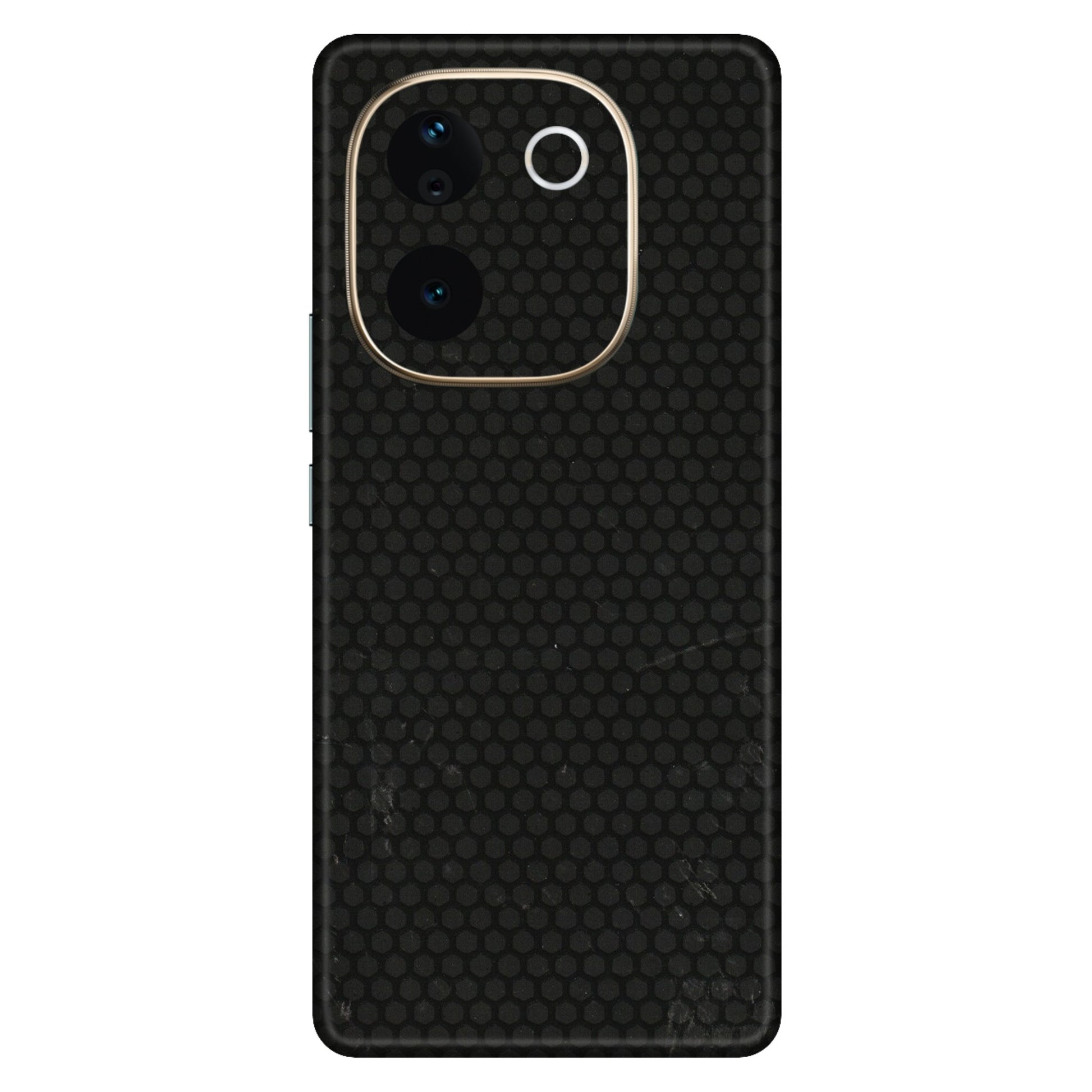VIVO Z/V/X/T/U/S Series Phone Skins (All Models) - Black honeycomb - 3D Embossed Finish (L-114) Vivo T3 Pro (5G)