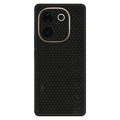 VIVO Z/V/X/T/U/S Series Phone Skins (All Models) - Black honeycomb - 3D Embossed Finish (L-114) Vivo T3 Pro (5G)
