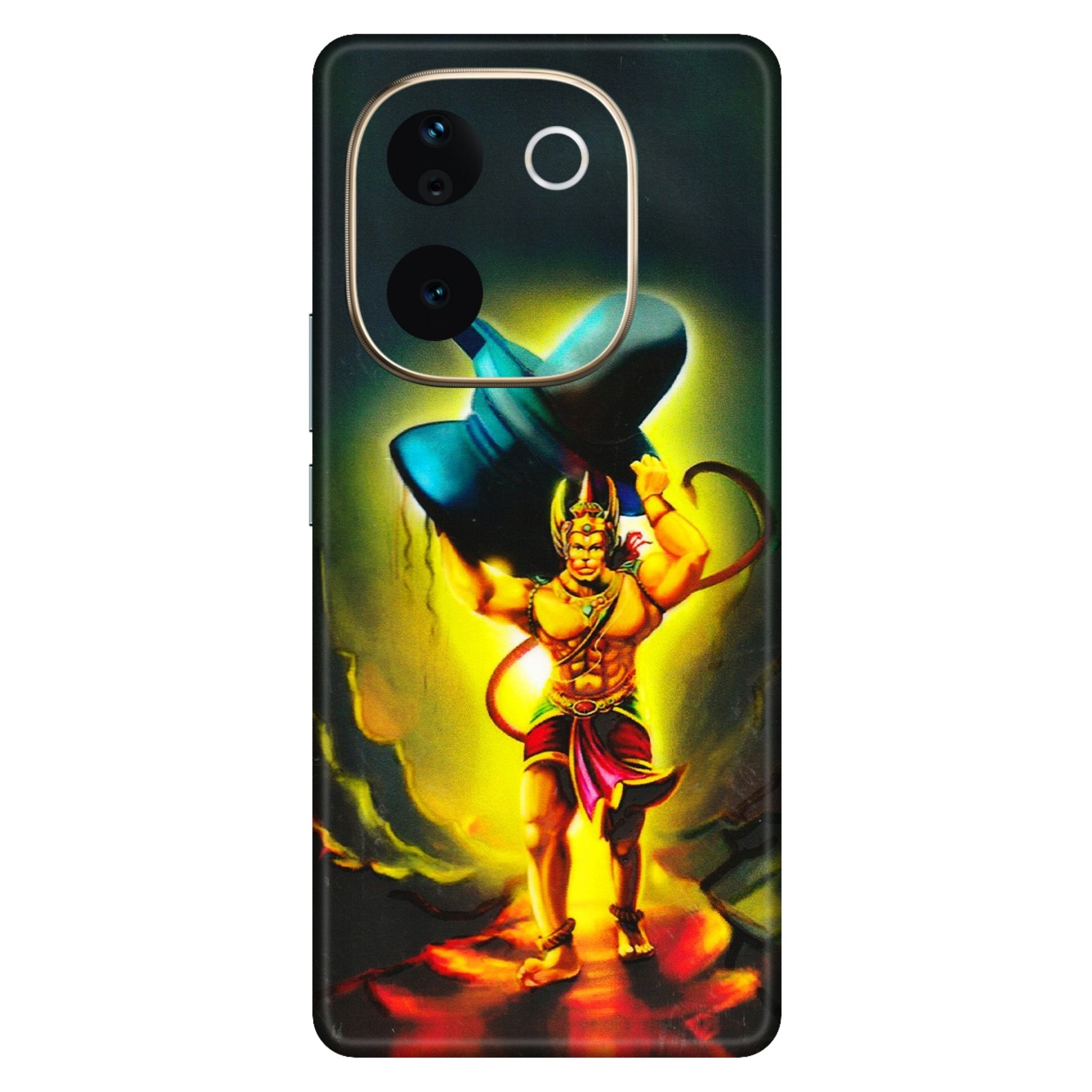 VIVO Z/V/X/T/U/S Series Phone Skins (All Models) - Hanuman Ji - 3D Embossed Finish (L-128) Vivo T3 Pro (5G)