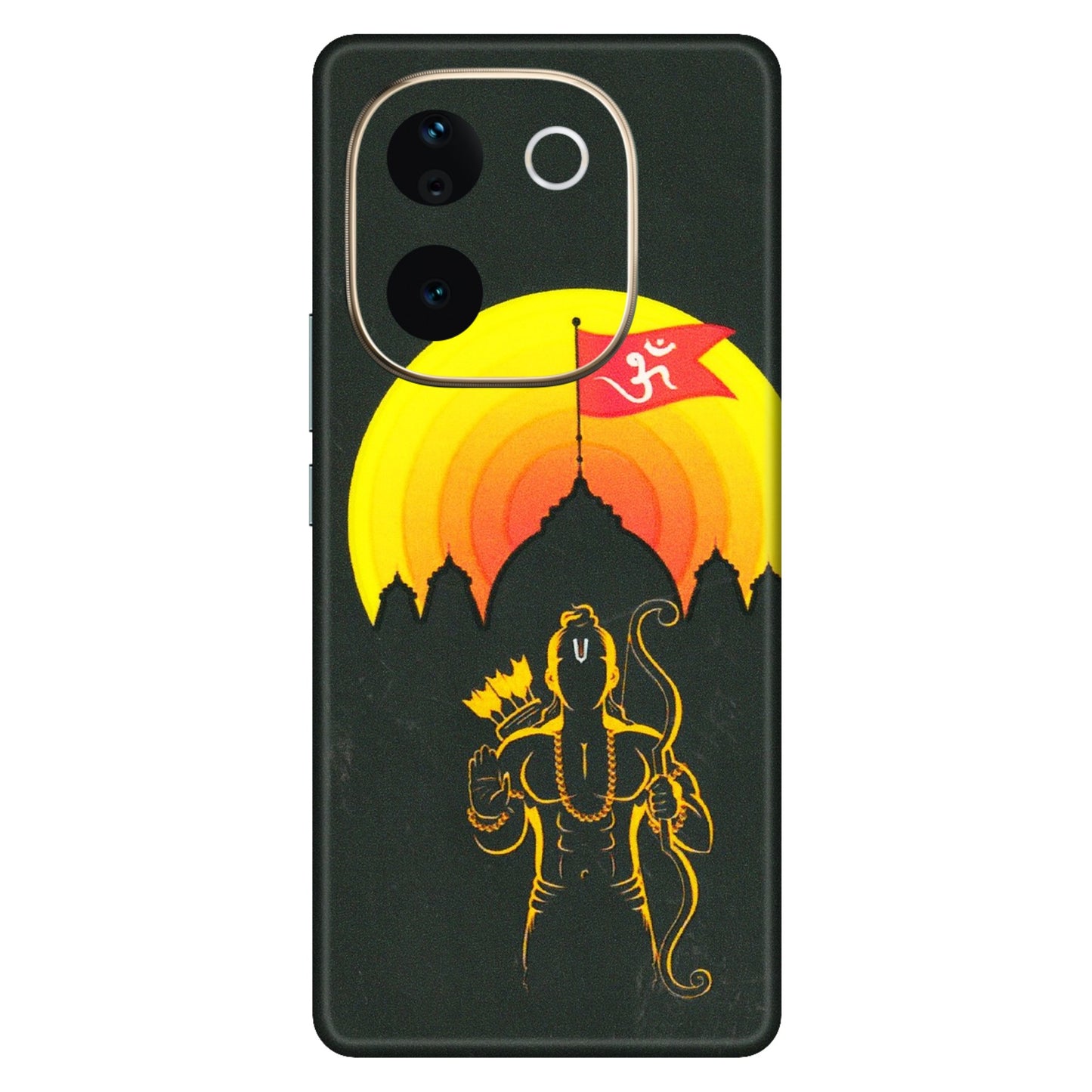 VIVO Z/V/X/T/U/S Series Phone Skins (All Models) - Lord Ram - 3D Embossed Finish (L-132) Vivo T3 Pro (5G)