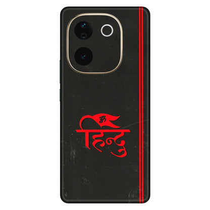 VIVO Z/V/X/T/U/S Series Phone Skins (All Models) - Hindu Black - 3D Embossed Finish (L-153) Vivo T3 Pro (5G)