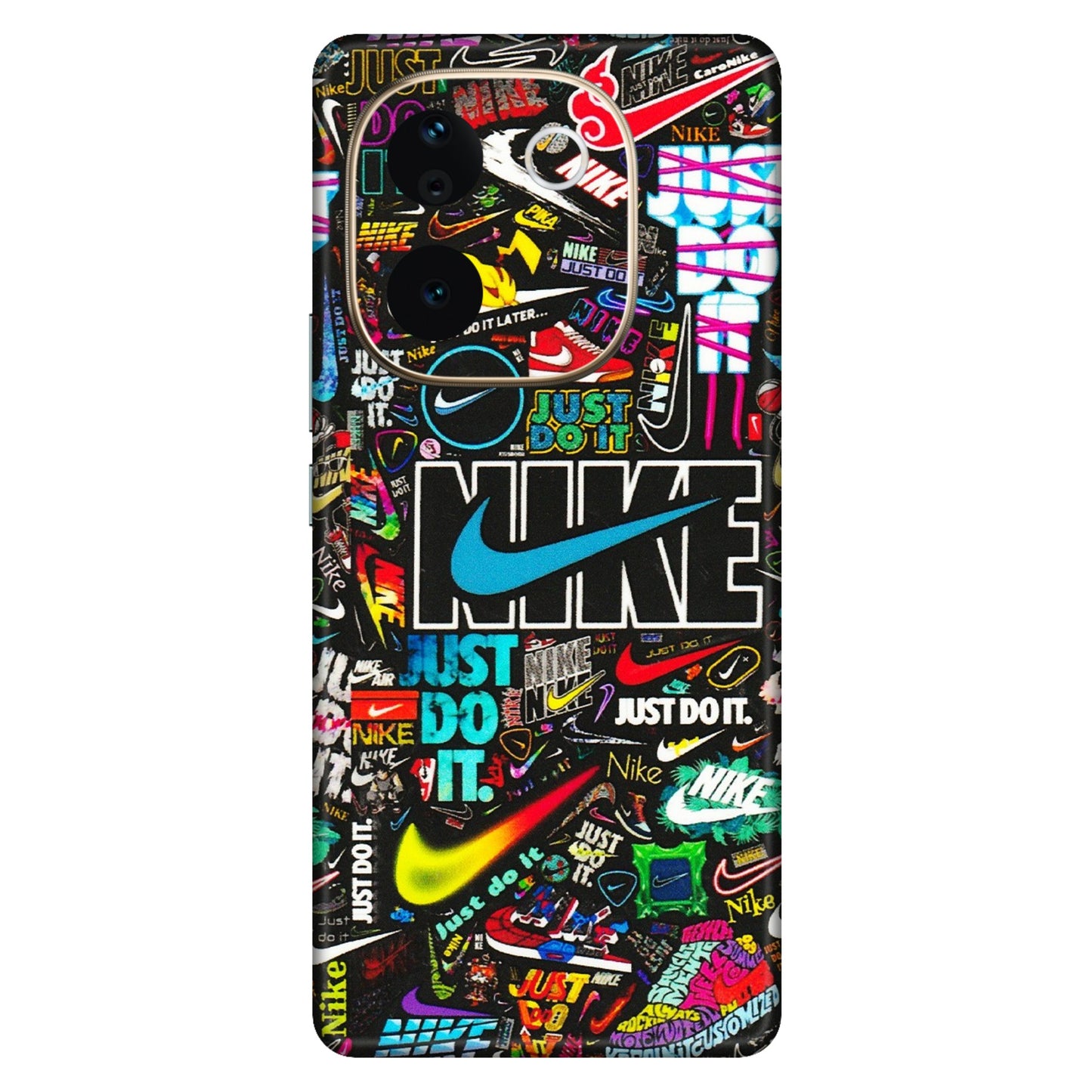 VIVO Z/V/X/T/U/S Series Phone Skins (All Models) - Just Do It Doodles - 3D Embossed Finish (L-166) Vivo T3 Pro (5G)