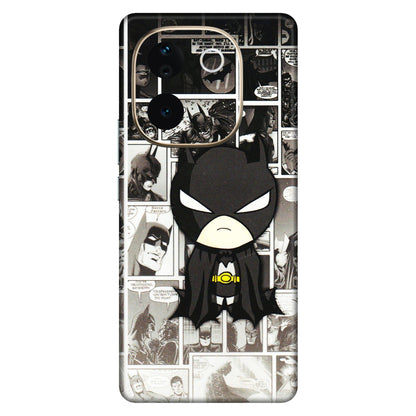 VIVO Z/V/X/T/U/S Series Phone Skins (All Models) - Toon Batman - 3D Embossed Finish (L-182) Vivo T3 Pro (5G)
