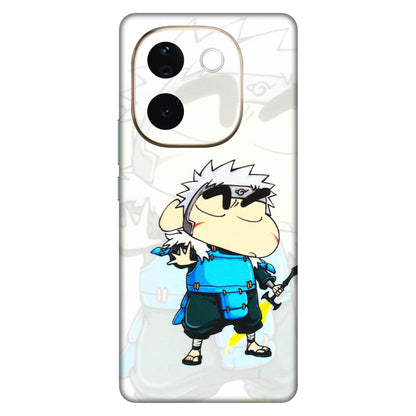 VIVO Z/V/X/T/U/S Series Phone Skins (All Models) - Angry Young Shinchan - 3D Embossed Finish (L-226) Vivo T3 Pro (5G)