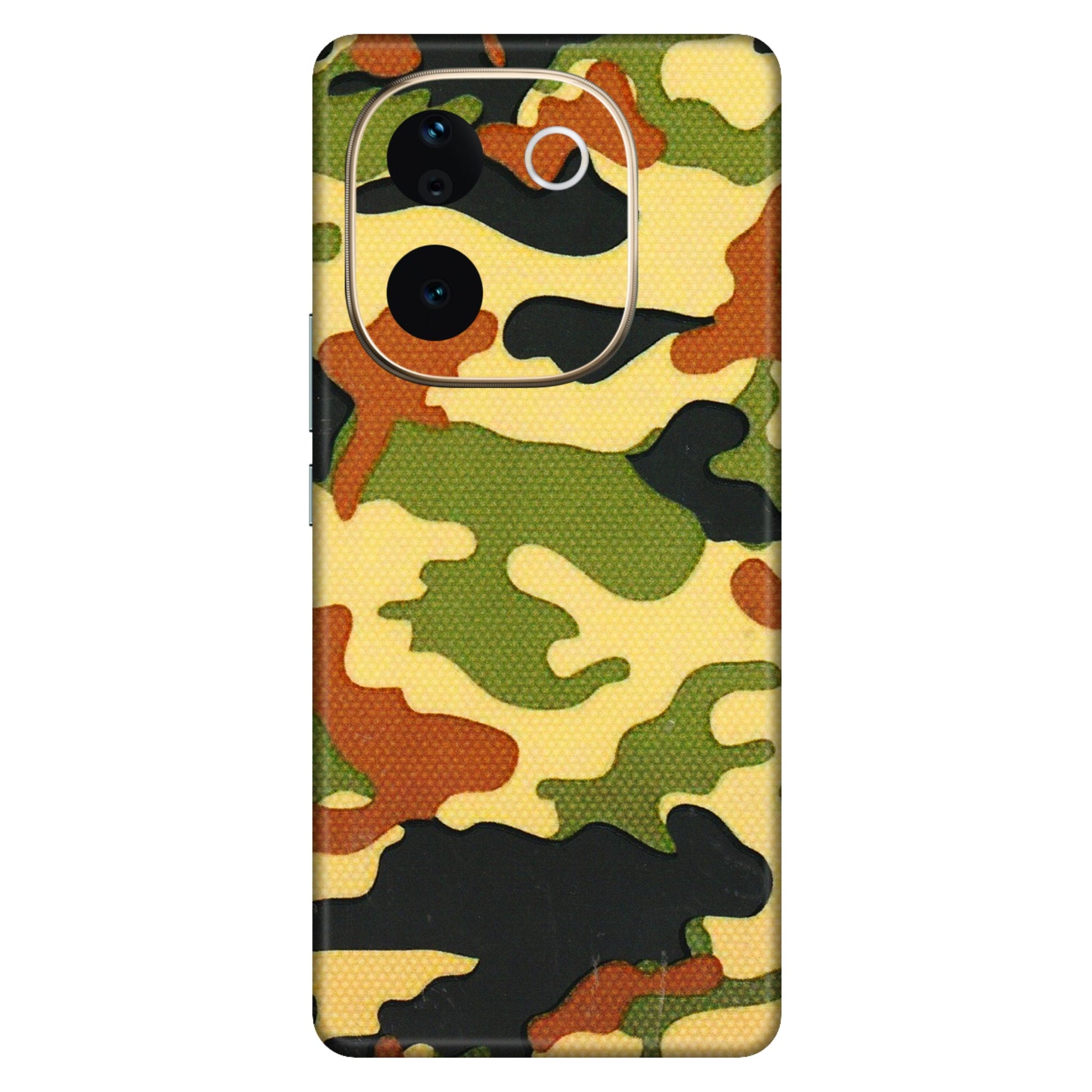 VIVO Z/V/X/T/U/S Series Phone Skins (All Models) - Indian Military - 3D Embossed Finish (L-234) Vivo T3 Pro (5G)