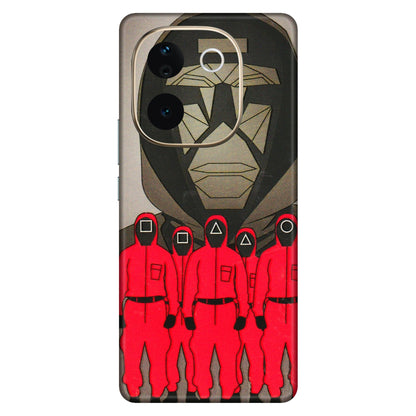 VIVO Z/V/X/T/U/S Series Phone Skins (All Models) - Squid Game Hero - 3D Embossed Finish (L-245) Vivo T3 Pro (5G)