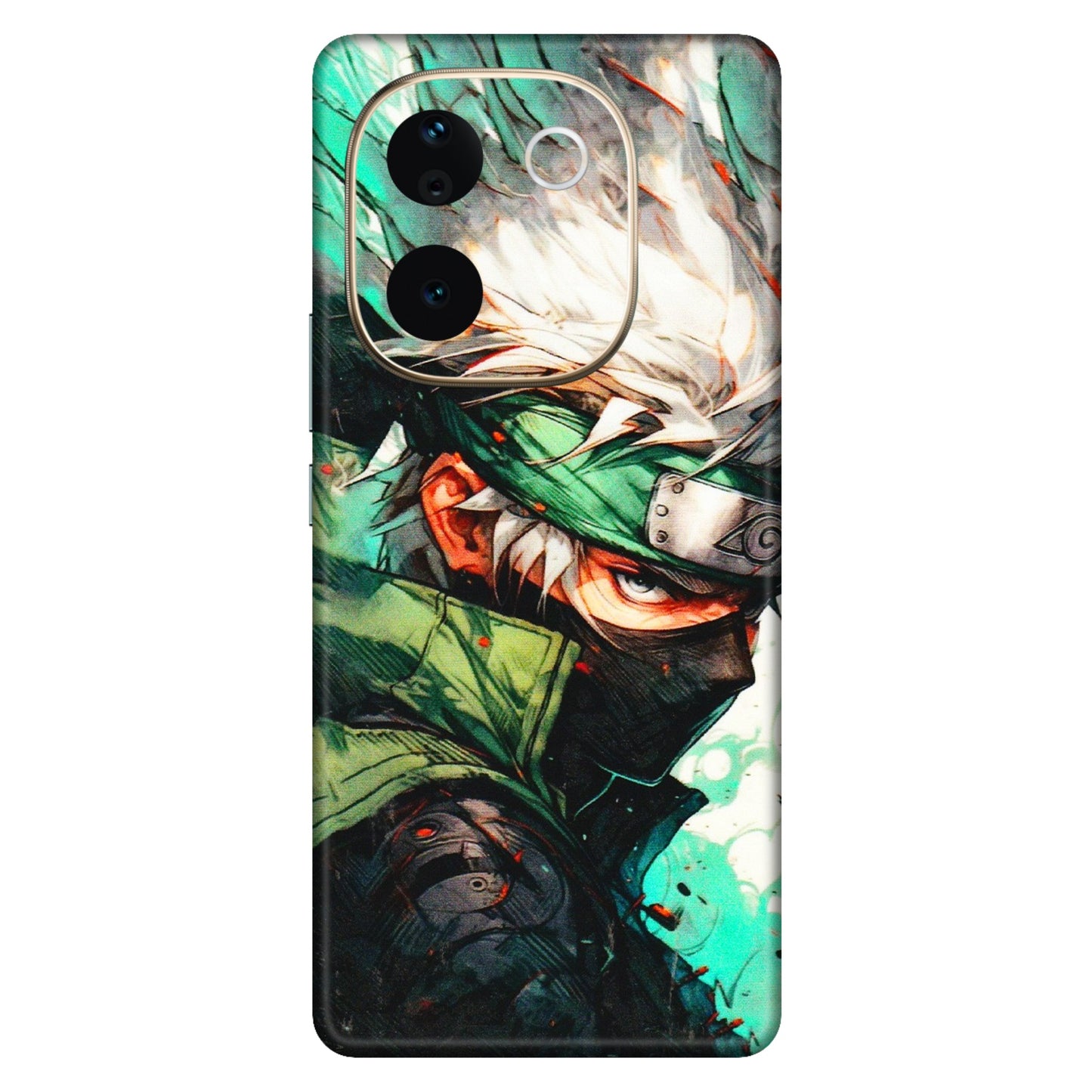 VIVO Z/V/X/T/U/S Series Phone Skins (All Models) - Kakashi Side Profile - 3D Embossed Finish (L-249) Vivo T3 Pro (5G)
