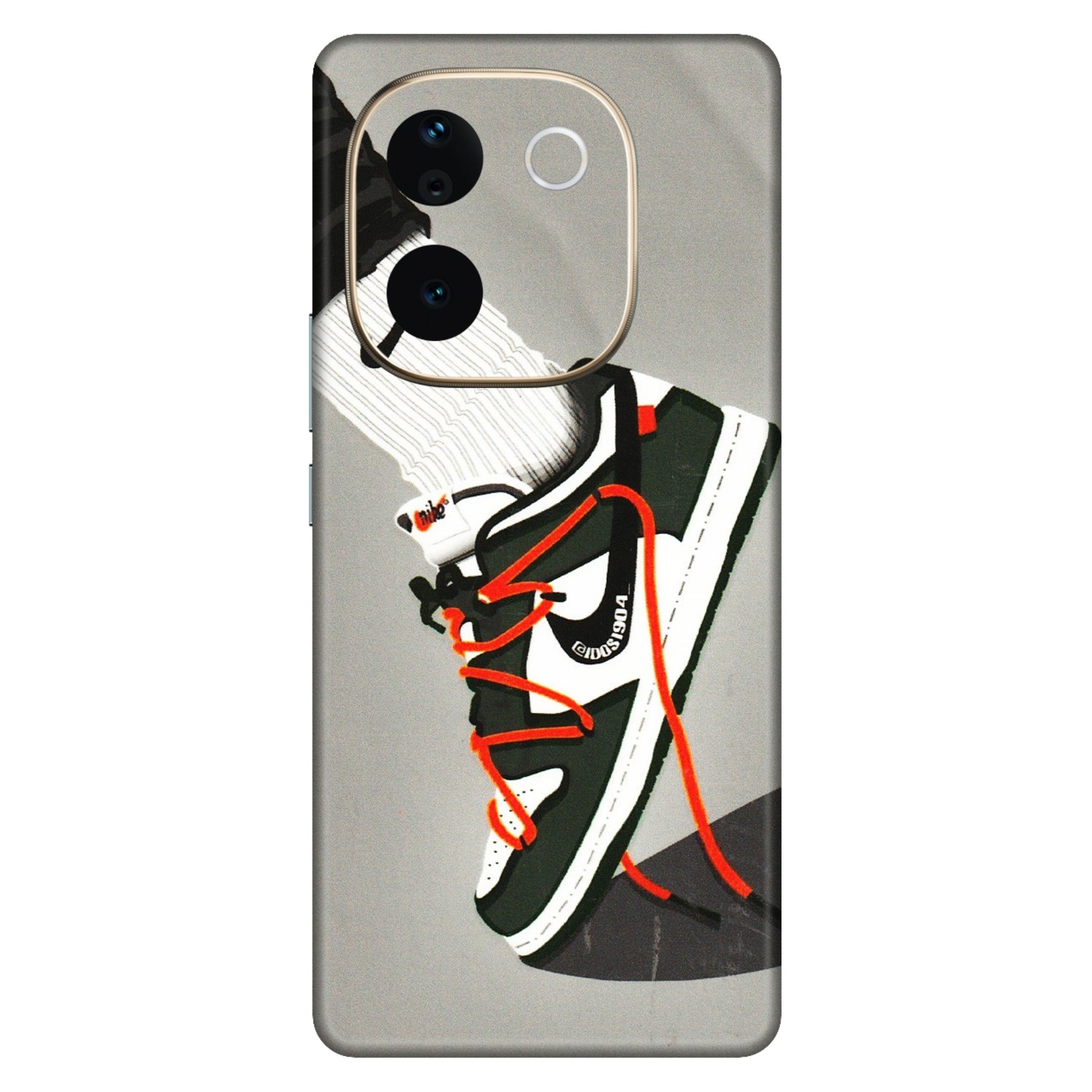 VIVO Z/V/X/T/U/S Series Phone Skins (All Models) - New Grey Sneaker - 3D Embossed Finish (L-261) Vivo T3 Pro (5G)