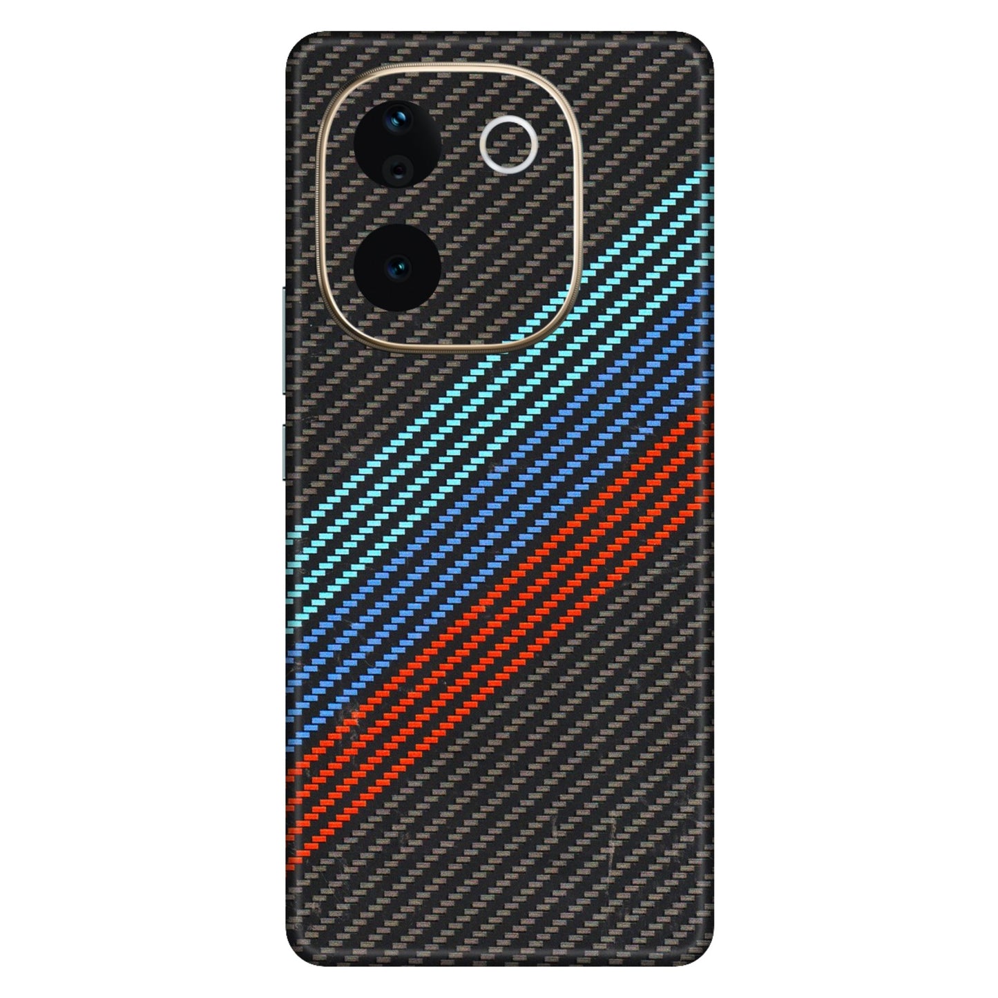VIVO Z/V/X/T/U/S Series Phone Skins (All Models) - Carbon BM - 3D Embossed Finish (L-302) Vivo T3 Pro (5G)