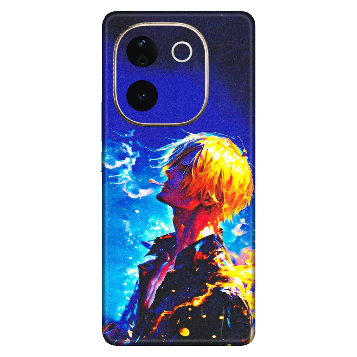 VIVO Z/V/X/T/U/S Series Phone Skins (All Models) - Sanji Vinsmoke One Piece - 3D Embossed Finish (L-319) Vivo T3 Pro (5G)