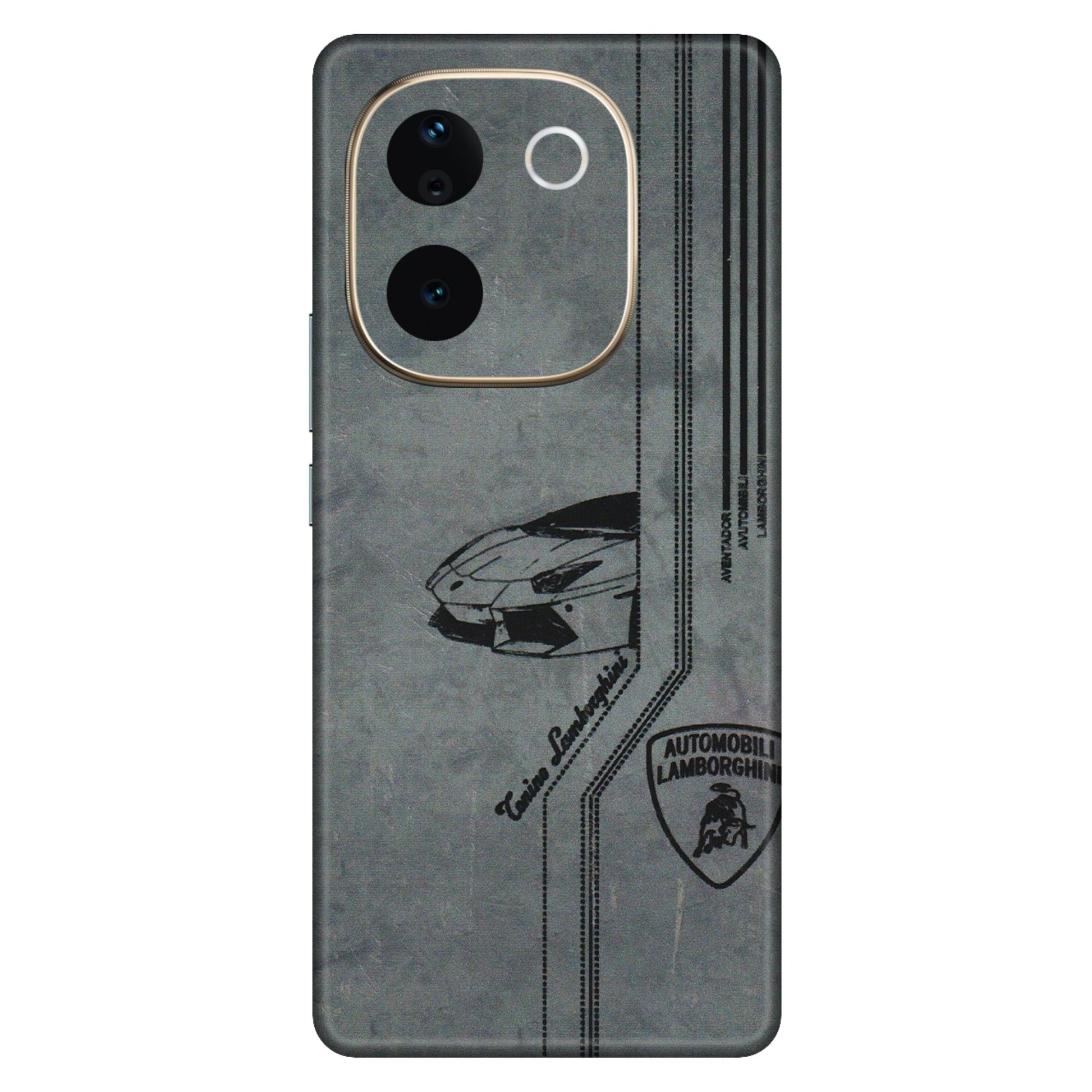 VIVO Z/V/X/T/U/S Series Phone Skins (All Models) - New Lamborgini Aventador - 3D Embossed Finish (L-321) Vivo T3 Pro (5G)