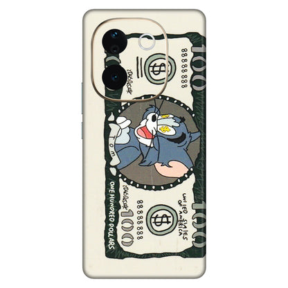 VIVO Z/V/X/T/U/S Series Phone Skins (All Models) - Tom Hundred Dollar - 3D Embossed Finish (L-324) Vivo T3 Pro (5G)
