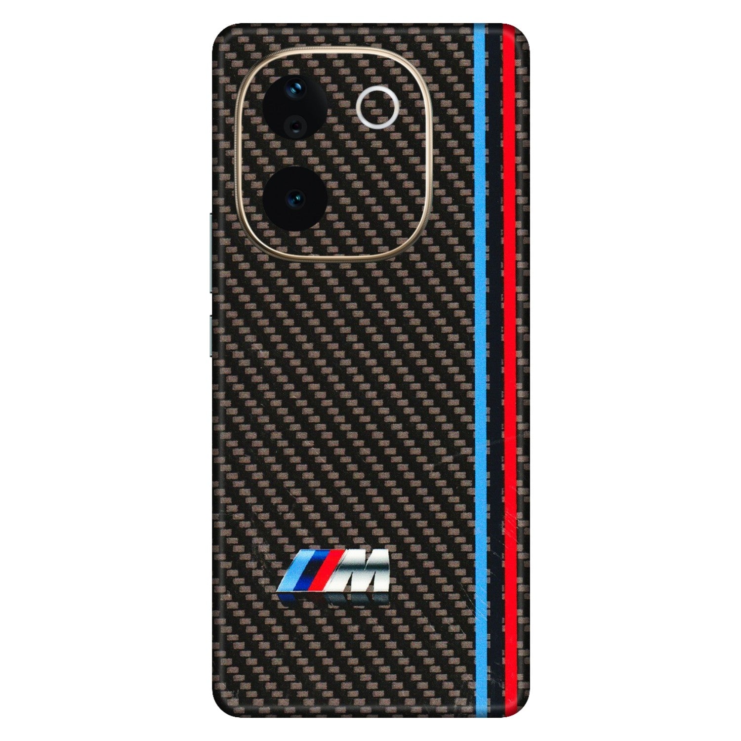 VIVO Z/V/X/T/U/S Series Phone Skins (All Models) - BM Carbon Fiber Feels - 3D Embossed Finish (L-38) Vivo T3 Pro (5G)