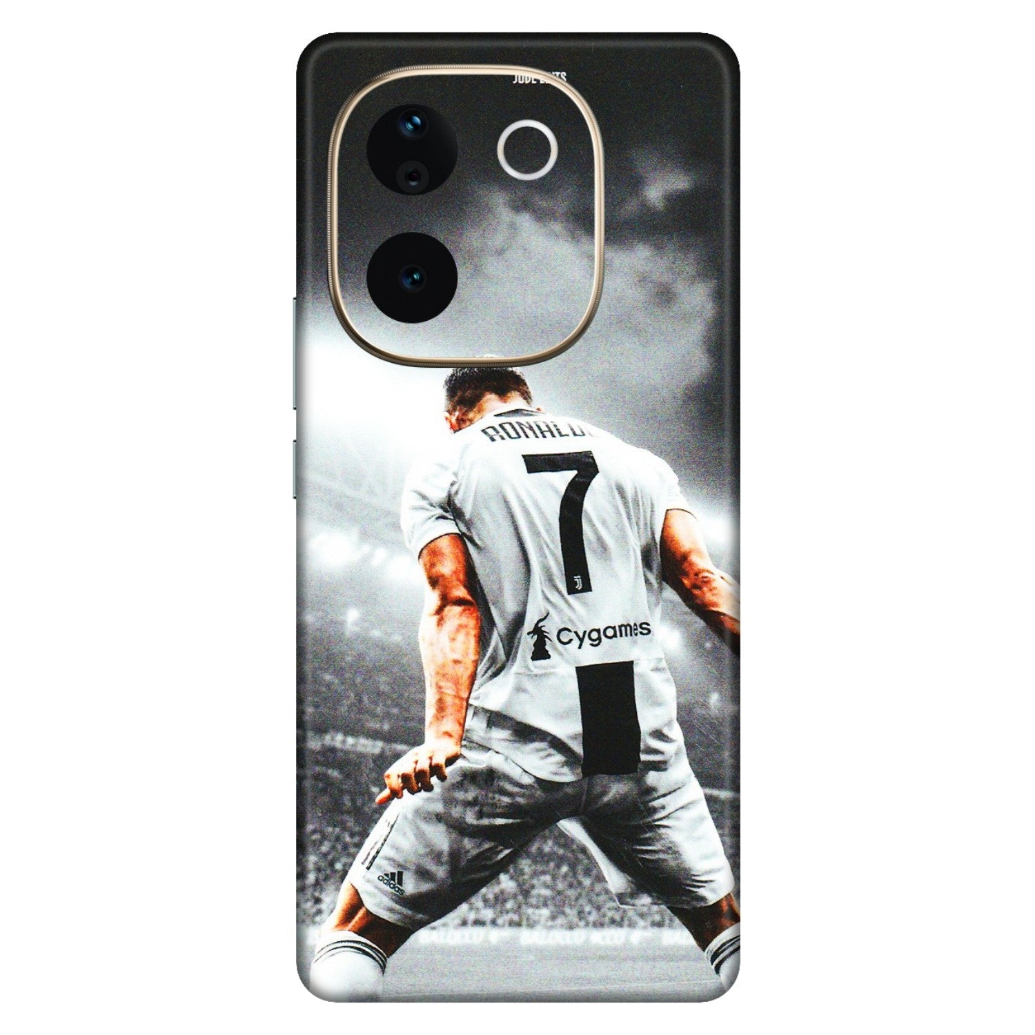VIVO Z/V/X/T/U/S Series Phone Skins (All Models) - Ronaldo CR7 Crazy - 3D Embossed Finish (L-44) Vivo T3 Pro (5G)