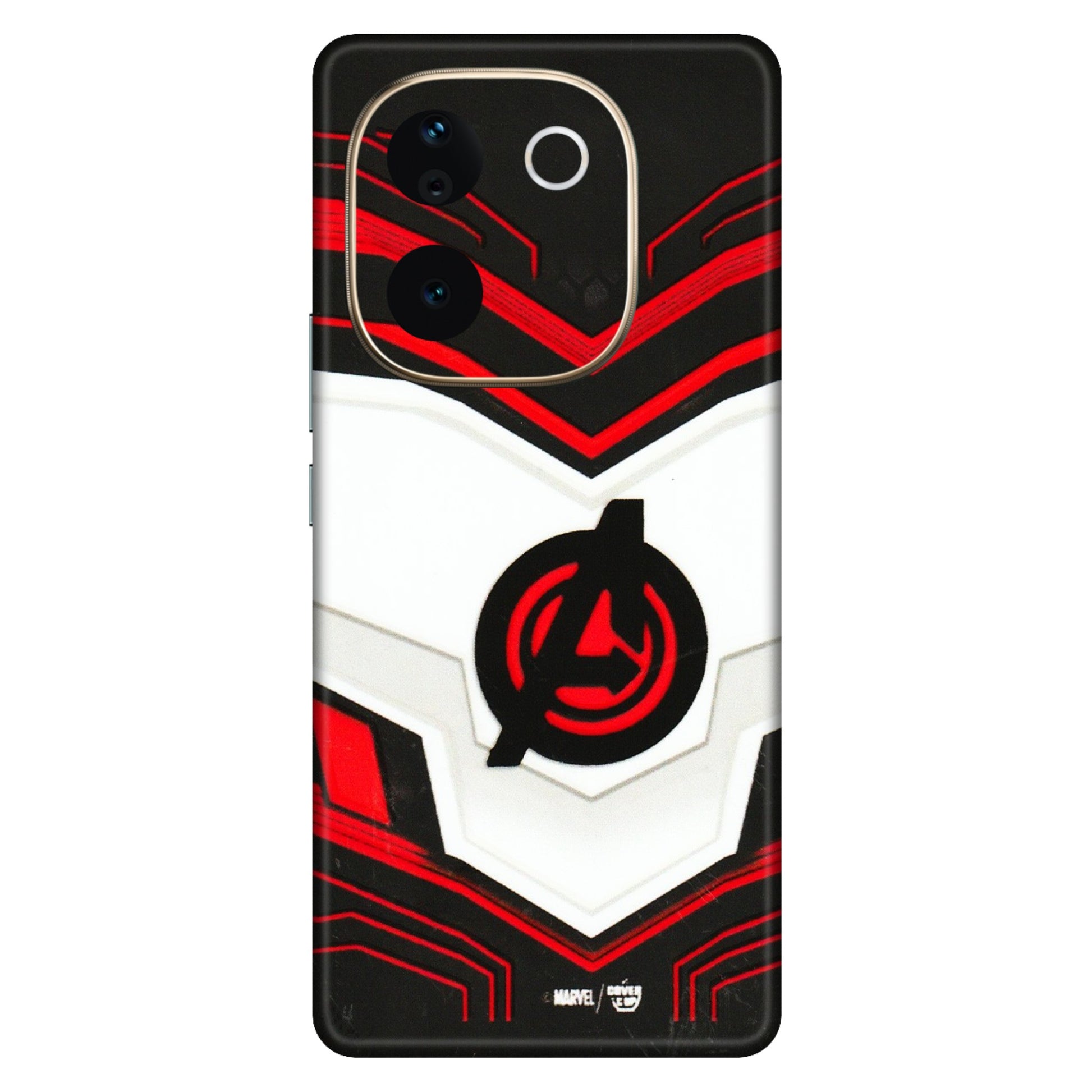 VIVO Z/V/X/T/U/S Series Phone Skins (All Models) - Avengers Logo - 3D Embossed Finish (L-55) Vivo T3 Pro (5G)