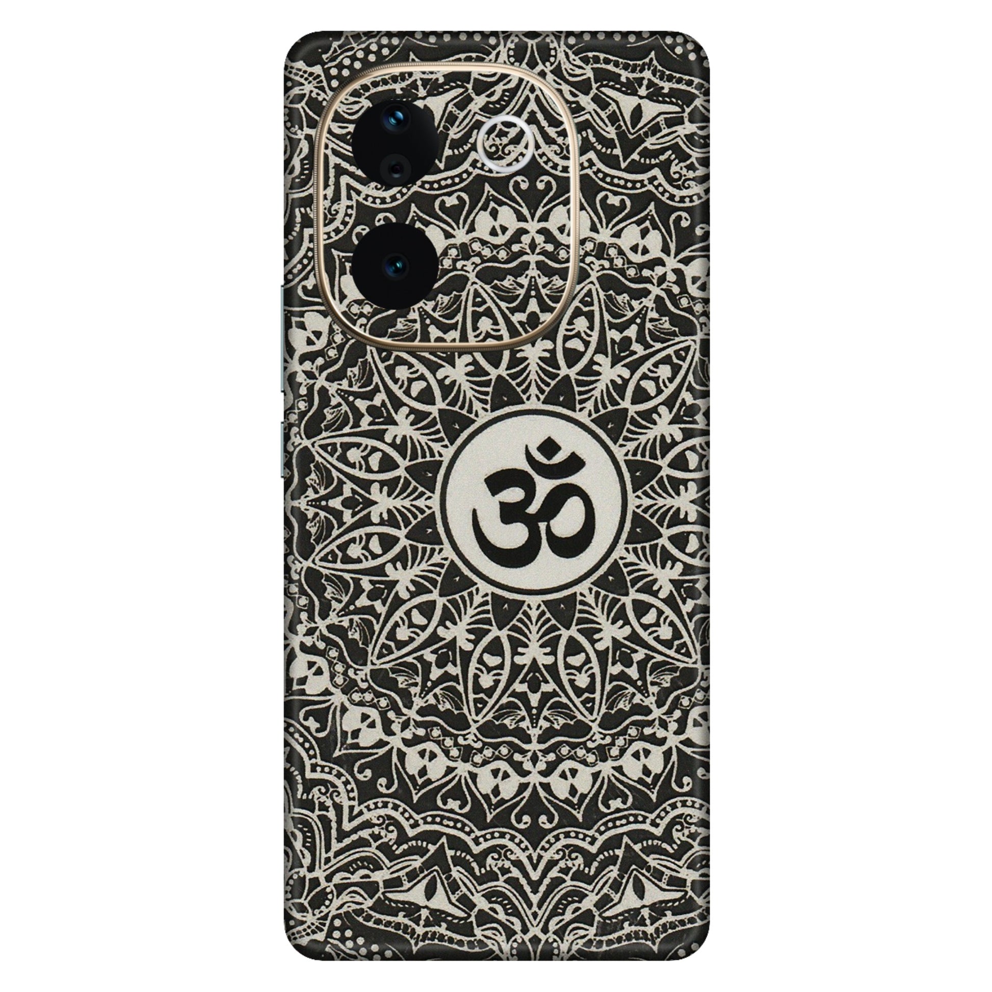 VIVO Z/V/X/T/U/S Series Phone Skins (All Models) - Aum Elegant Mandala - 3D Embossed Finish (L-62) Vivo T3 Pro (5G)