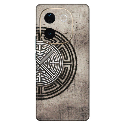 VIVO Z/V/X/T/U/S Series Phone Skins (All Models) - Mysterious Circular Design - 3D Embossed Finish (L-63) Vivo T3 Pro (5G)