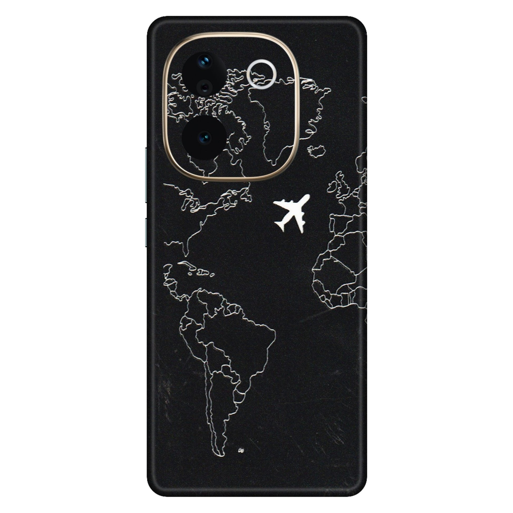 VIVO Z/V/X/T/U/S Series Phone Skins (All Models) - Never Ending Travel - 3D Embossed Finish (L-79) Vivo T3 Pro (5G)