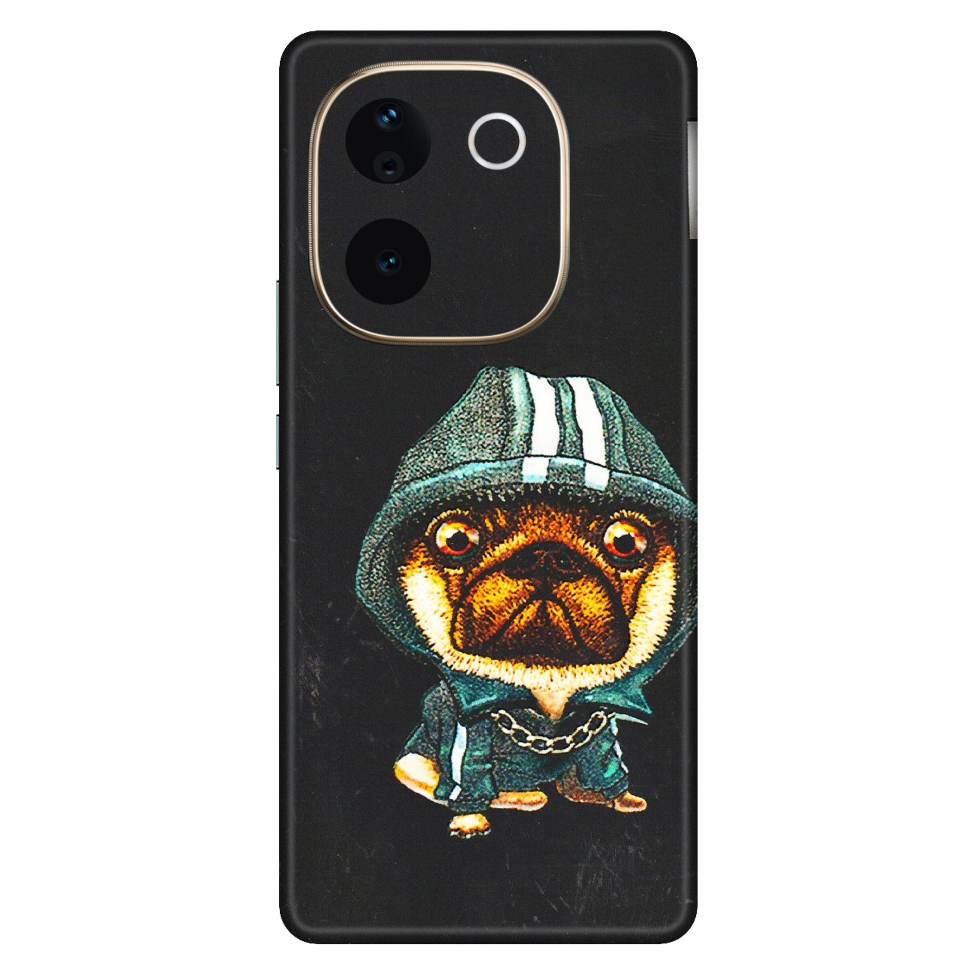 VIVO Z/V/X/T/U/S Series Phone Skins (All Models) - Puppy N Hoodie - 3D Embossed Finish (L-90) Vivo T3 Pro (5G)