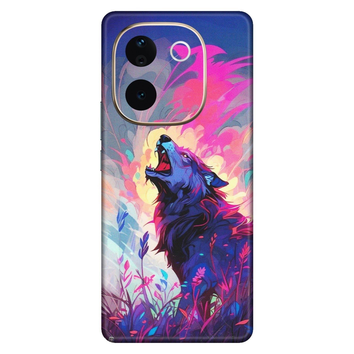 VIVO Z/V/X/T/U/S Series Phone Skins (All Models) - New Wild Wolf Abstract - Matte Finish (M-125) Vivo T3 Pro (5G)