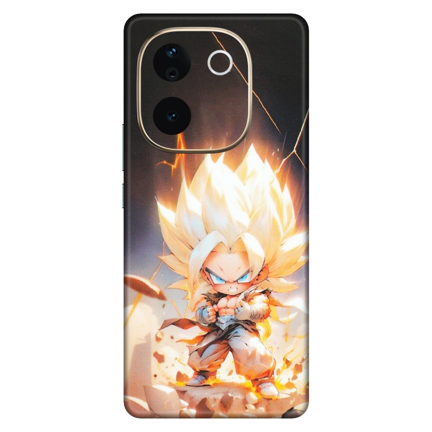 VIVO Z/V/X/T/U/S Series Phone Skins (All Models) - Goku Dragon Cute Anime - Matte Finish (M-131) Vivo T3 Pro (5G)