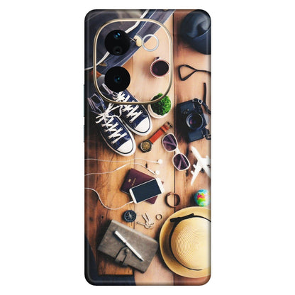 VIVO Z/V/X/T/U/S Series Phone Skins (All Models) - Travel Wanderlust - Matte Finish (M-133) Vivo T3 Pro (5G)