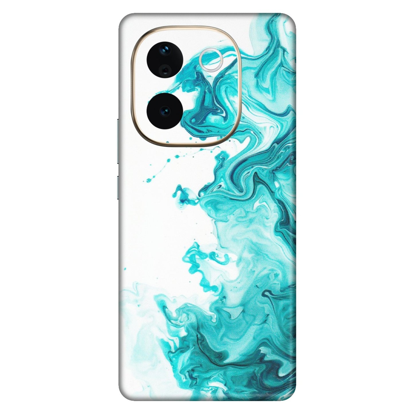 VIVO Z/V/X/T/U/S Series Phone Skins (All Models) - Sky Blue Abstract Colour - Matte Finish (M-146) Vivo T3 Pro (5G)