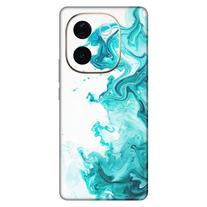 VIVO Z/V/X/T/U/S Series Phone Skins (All Models) - Sky Blue Abstract Colour - Matte Finish (M-146) Vivo T3 Pro (5G)