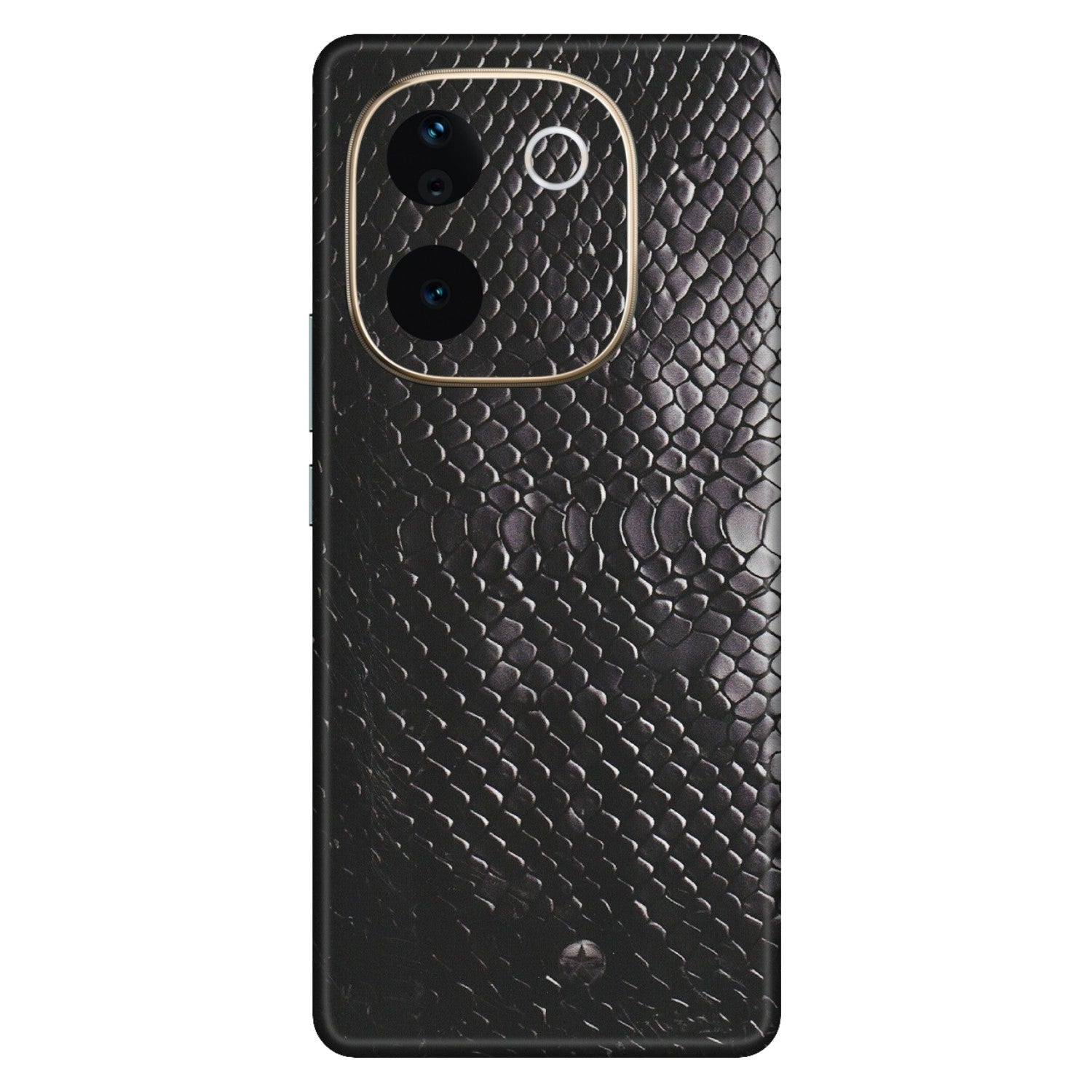 VIVO Z/V/X/T/U/S Series Phone Skins (All Models) - Black Snack Leather - Matte Finish (M-147) Vivo T3 Pro (5G)