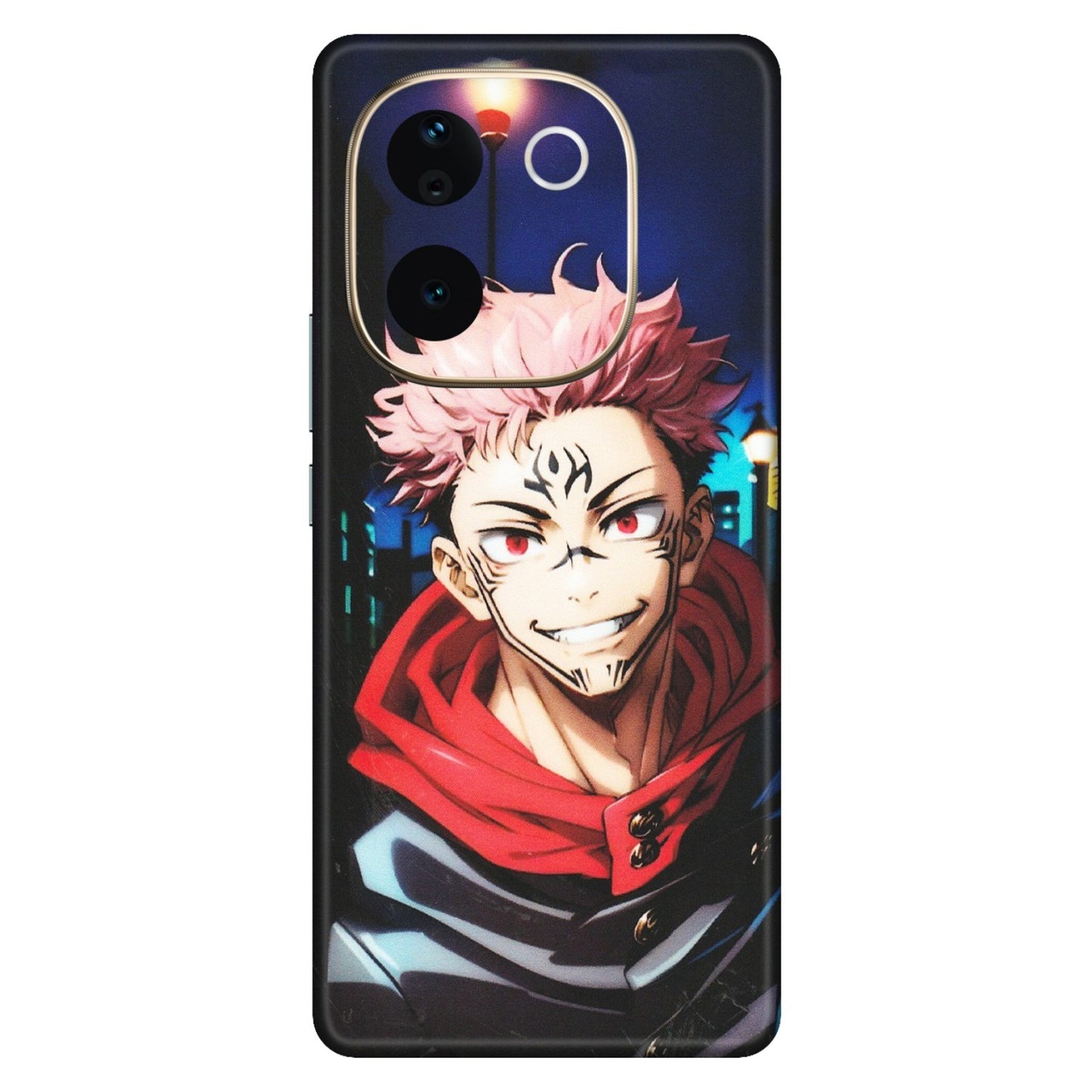 VIVO Z/V/X/T/U/S Series Phone Skins (All Models) - Yuji Itadori Funny Face Anime - Matte Finish (M-152) Vivo T3 Pro (5G)