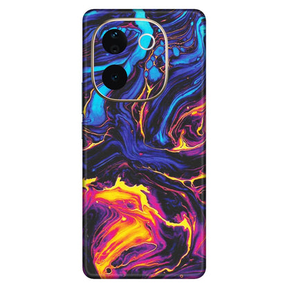 VIVO Z/V/X/T/U/S Series Phone Skins (All Models) - Abstract Paint Classy - Matte Finish (M-15) Vivo T3 Pro (5G)