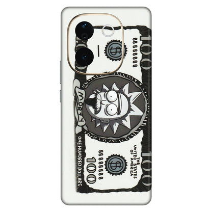 VIVO Z/V/X/T/U/S Series Phone Skins (All Models) - Rick And Morty Hundred Dollar Anime - Matte Finish (M-161) Vivo T3 Pro (5G)