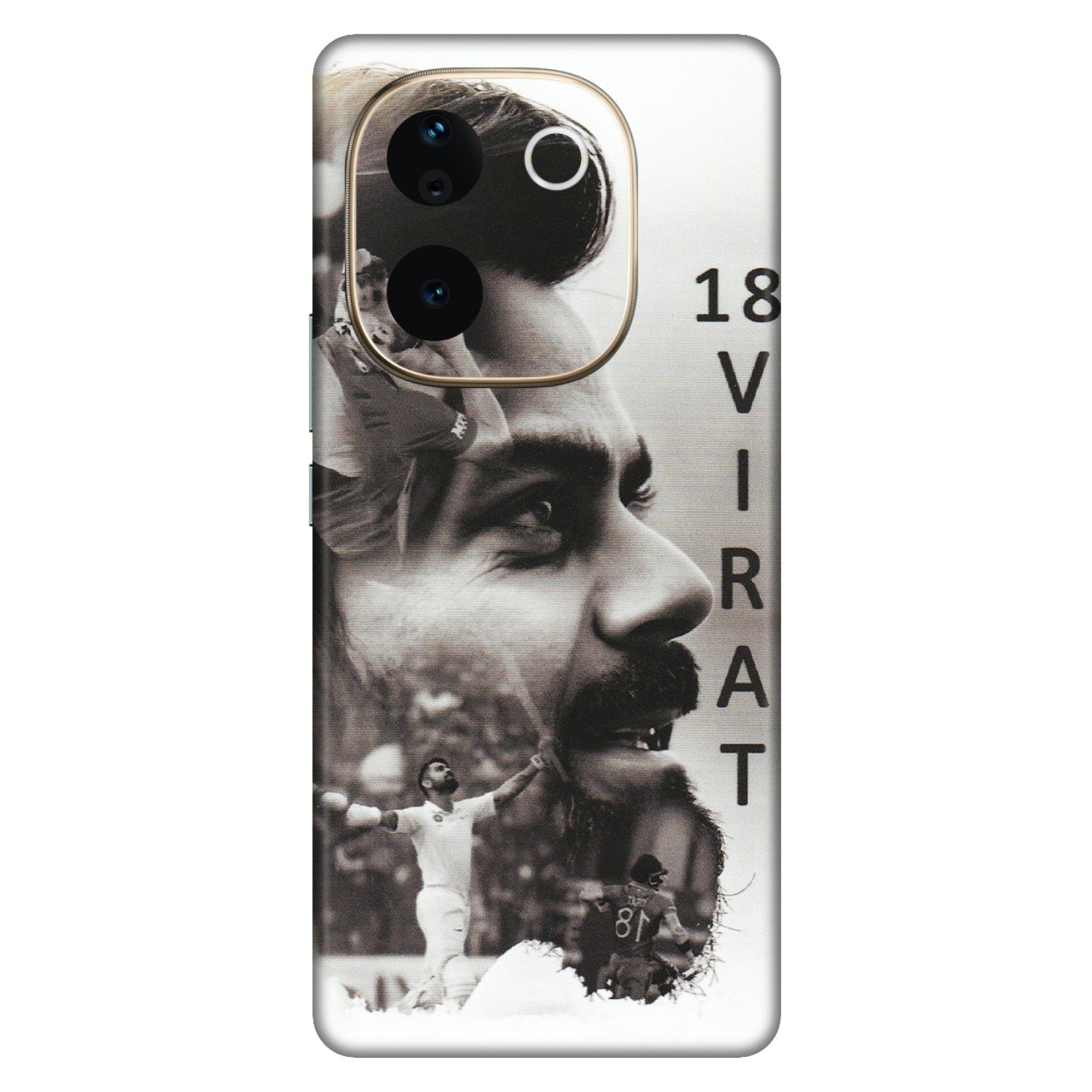 VIVO Z/V/X/T/U/S Series Phone Skins (All Models) - Virat Kohli Cricketer - Matte Finish (M-163) Vivo T3 Pro (5G)