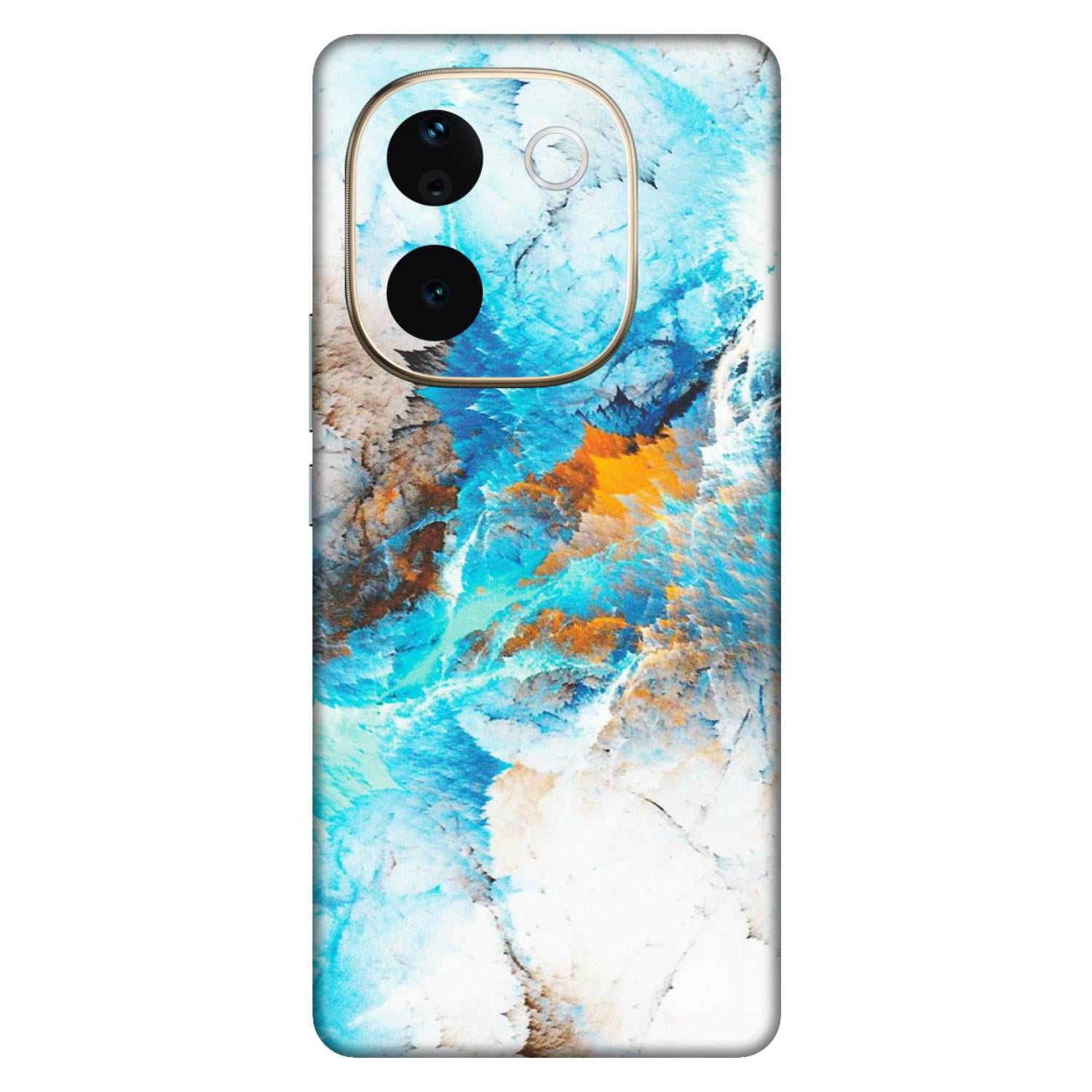 VIVO Z/V/X/T/U/S Series Phone Skins (All Models) - Blue Waves Abstract - Matte Finish (M-19) Vivo T3 Pro (5G)