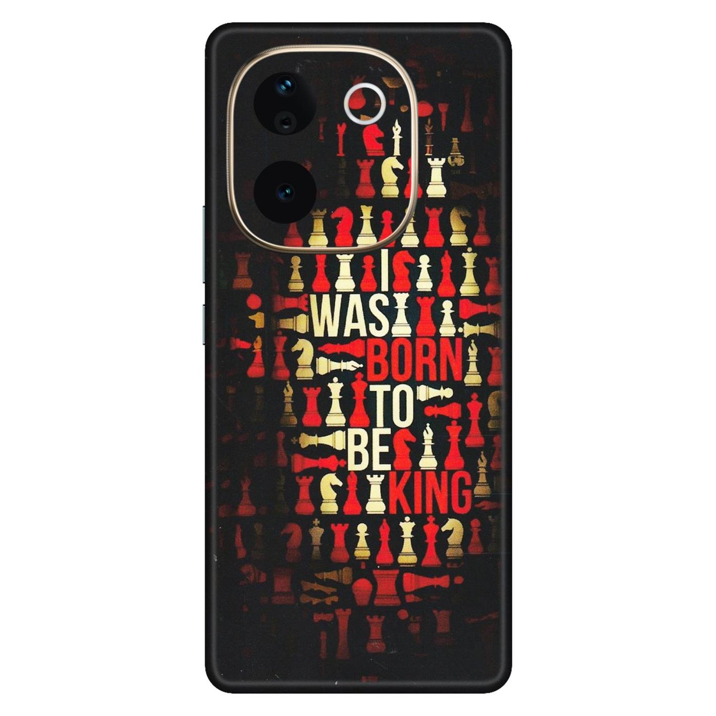 VIVO Z/V/X/T/U/S Series Phone Skins (All Models) - Born To Be King - Matte Finish (M-73) Vivo T3 Pro (5G)
