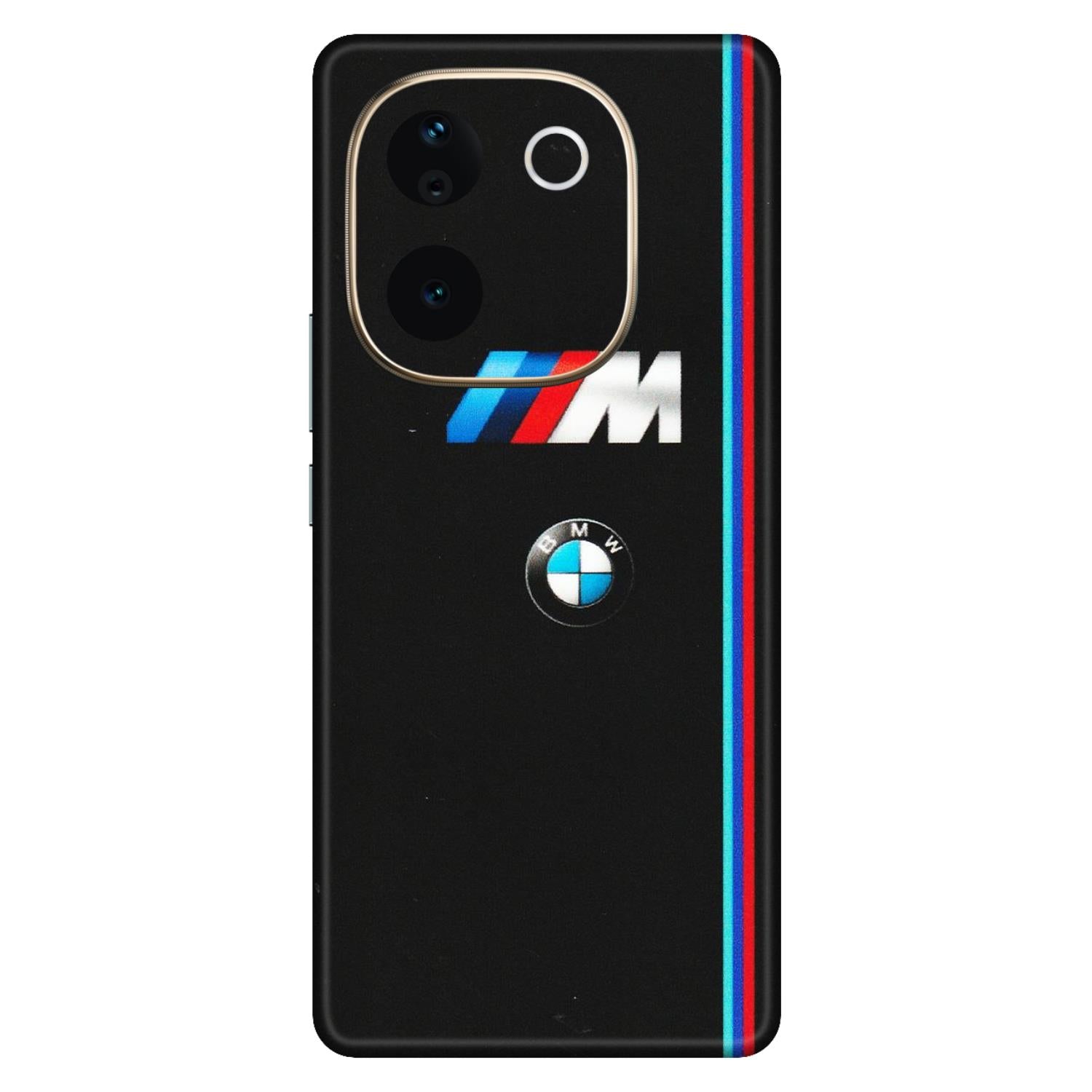 VIVO Z/V/X/T/U/S Series Phone Skins (All Models) - Styling With Black BMW - Matte Finish (M-74) Vivo T3 Pro (5G)