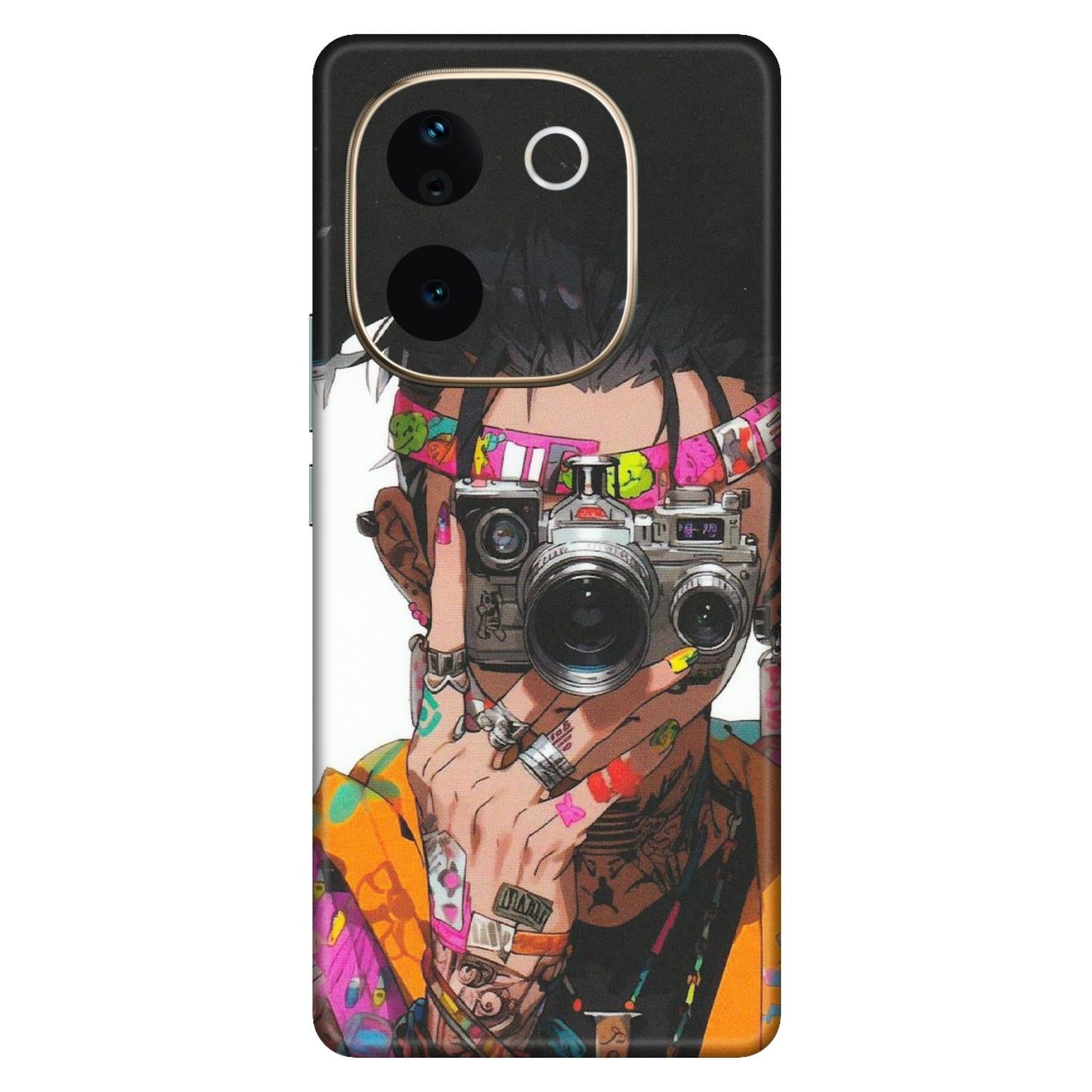 VIVO Z/V/X/T/U/S Series Phone Skins (All Models) - Camera Lover Girl - Matte Finish (M-09) Vivo T3 Pro (5G)