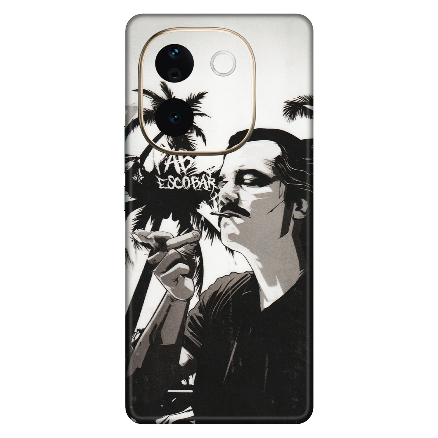 VIVO Z/V/X/T/U/S Series Phone Skins (All Models) - Pab Escobar - Transparent Finish (T-05) Vivo T3 Pro (5G)
