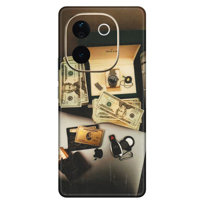 VIVO Z/V/X/T/U/S Series Phone Skins (All Models) - Luxury Lifestyle - Transparent Finish (T-11) Vivo T3 Pro (5G)