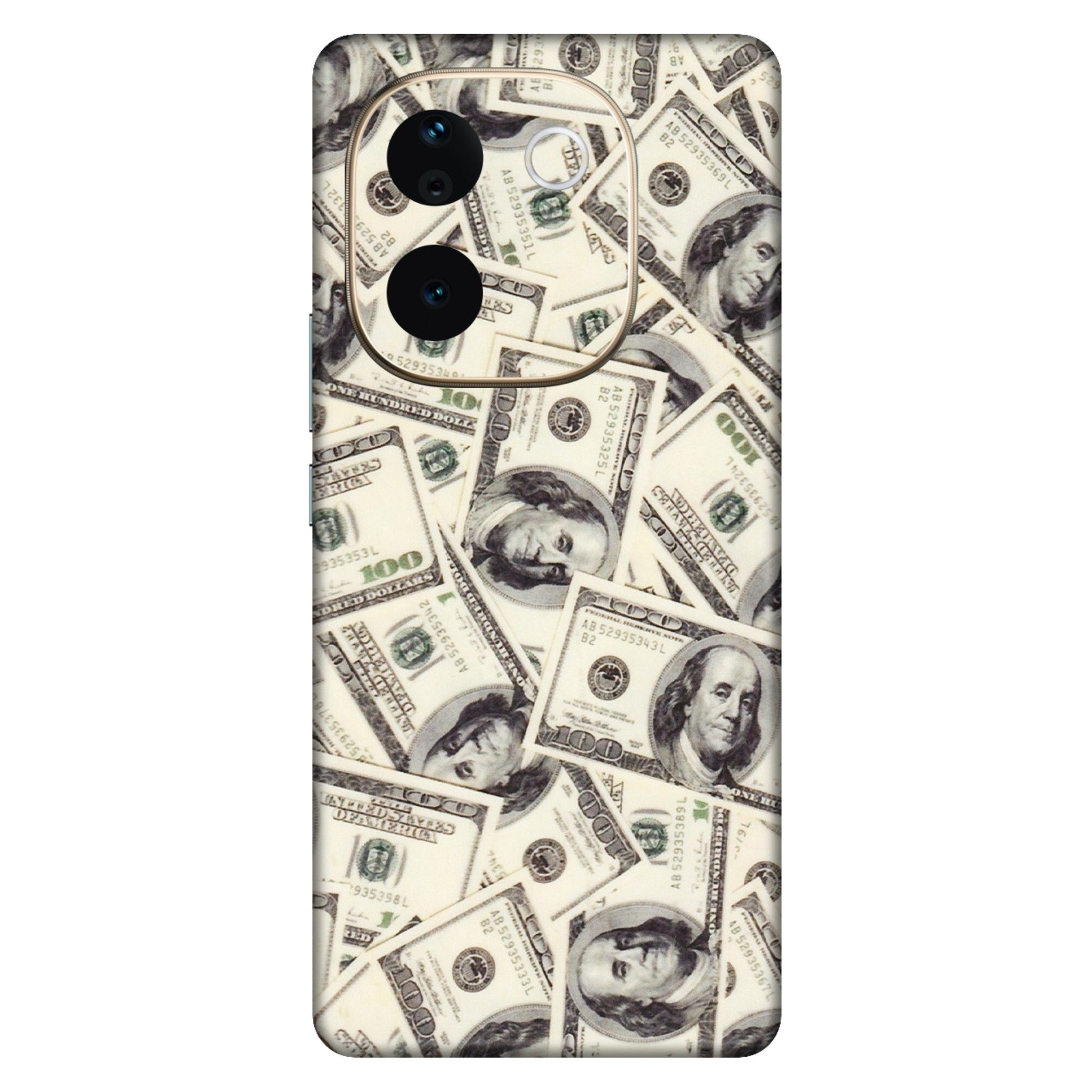 VIVO Z/V/X/T/U/S Series Phone Skins (All Models) - Dollar Lover - Transparent Finish (T-17) Vivo T3 Pro (5G)