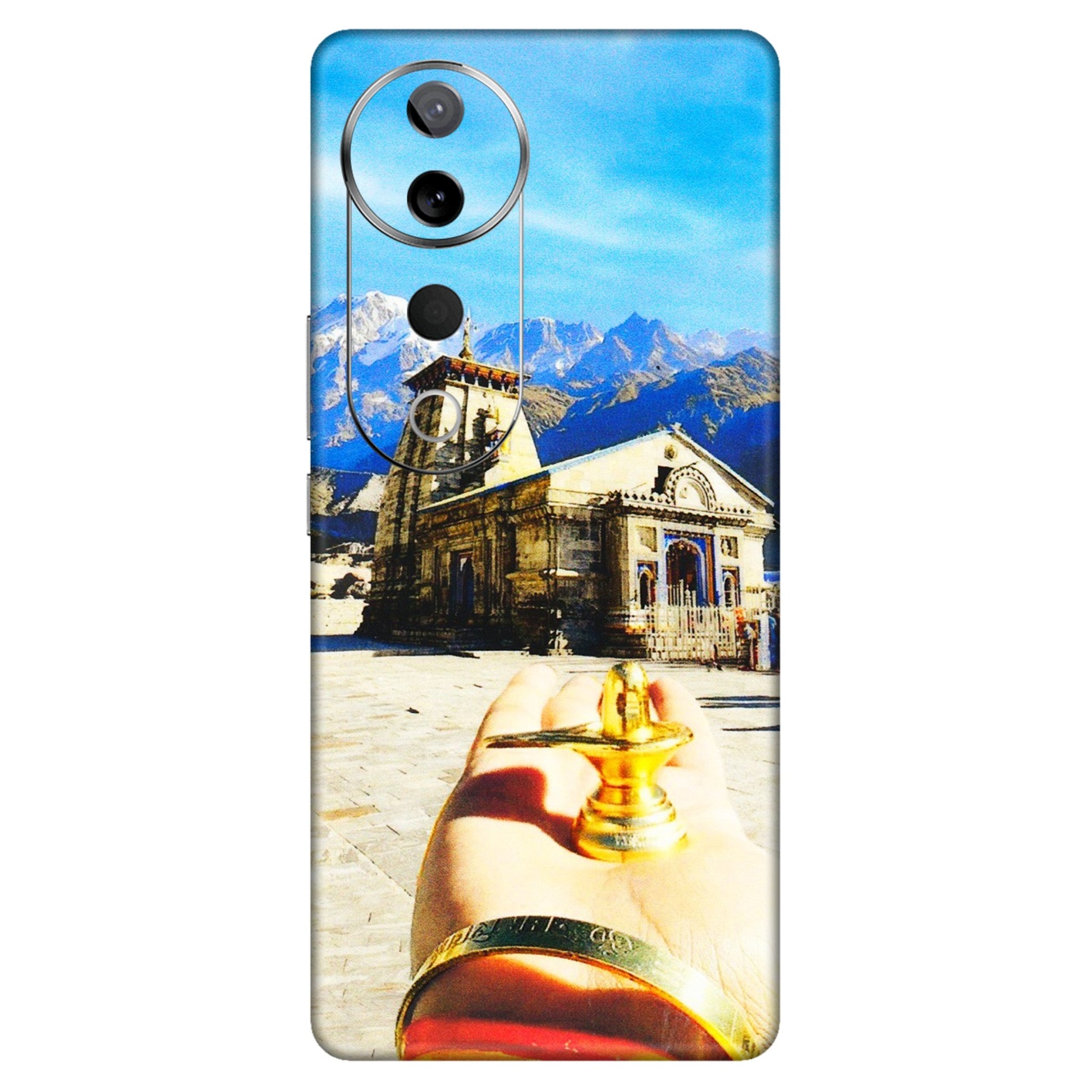 VIVO Z/V/X/T/U/S Series Phone Skins (All Models) - Beauty of Kedarnath - 3D Embossed Finish (L-108) Vivo T3 Ultra (5G)