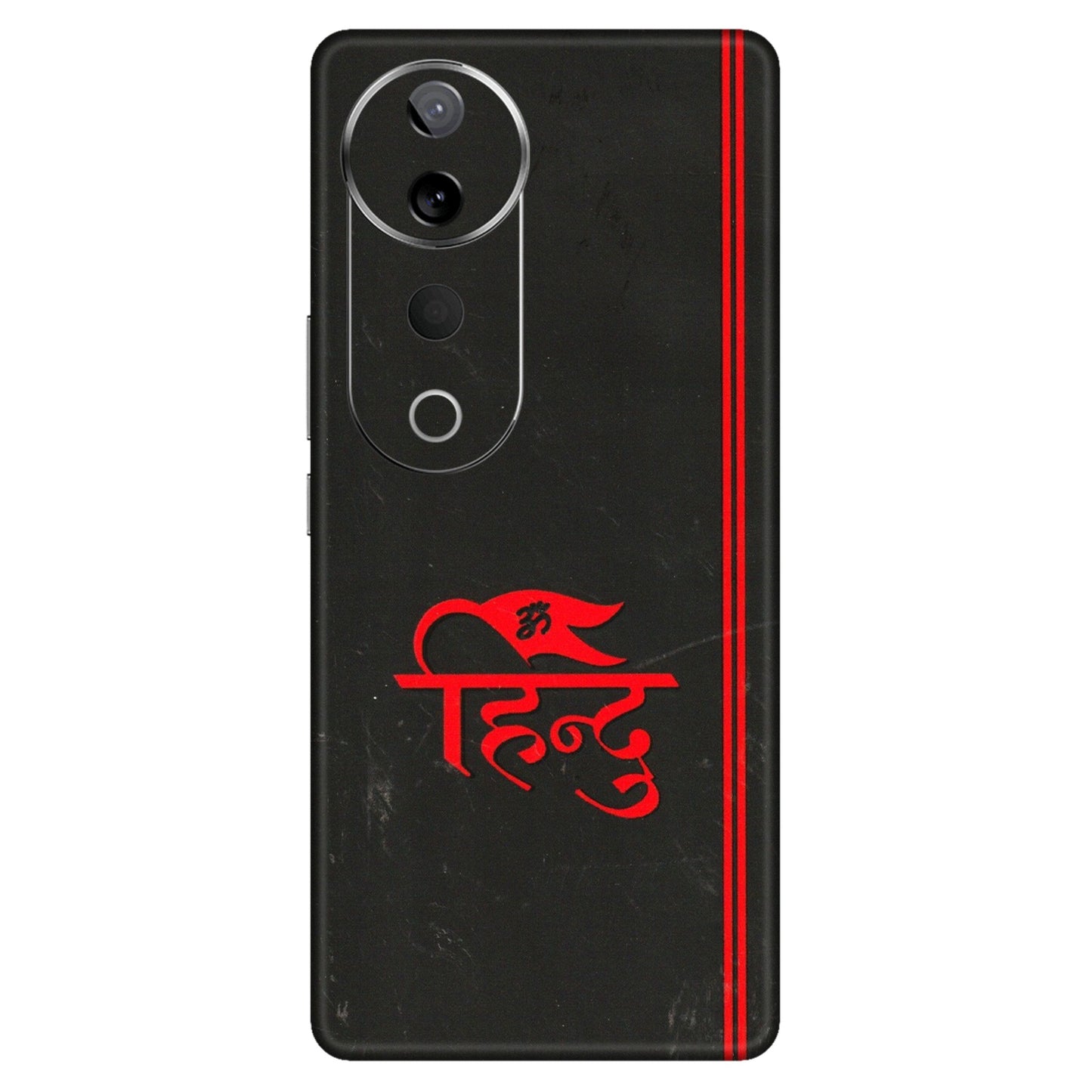 VIVO Z/V/X/T/U/S Series Phone Skins (All Models) - Hindu Black - 3D Embossed Finish (L-153) Vivo T3 Ultra (5G)