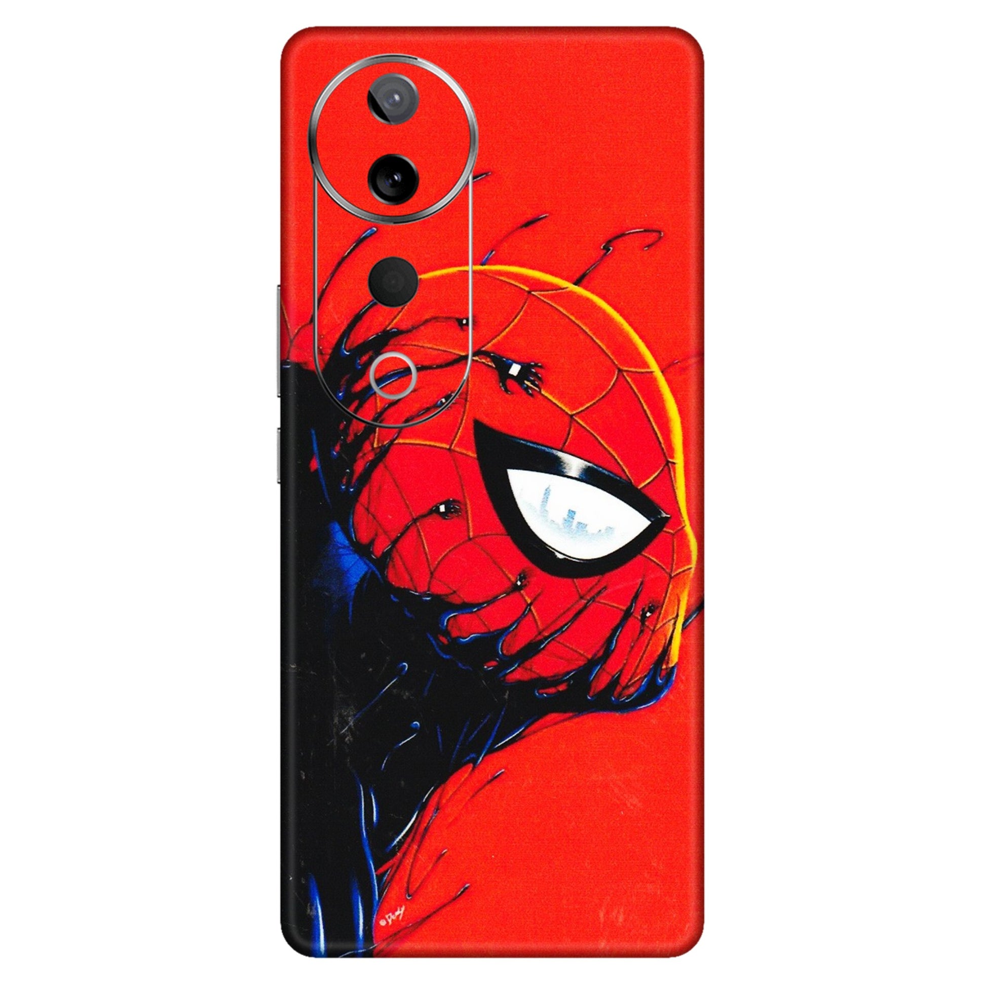 VIVO Z/V/X/T/U/S Series Phone Skins (All Models) - Spiderman Face Venom - 3D Embossed Finish (L-165) Vivo T3 Ultra (5G)