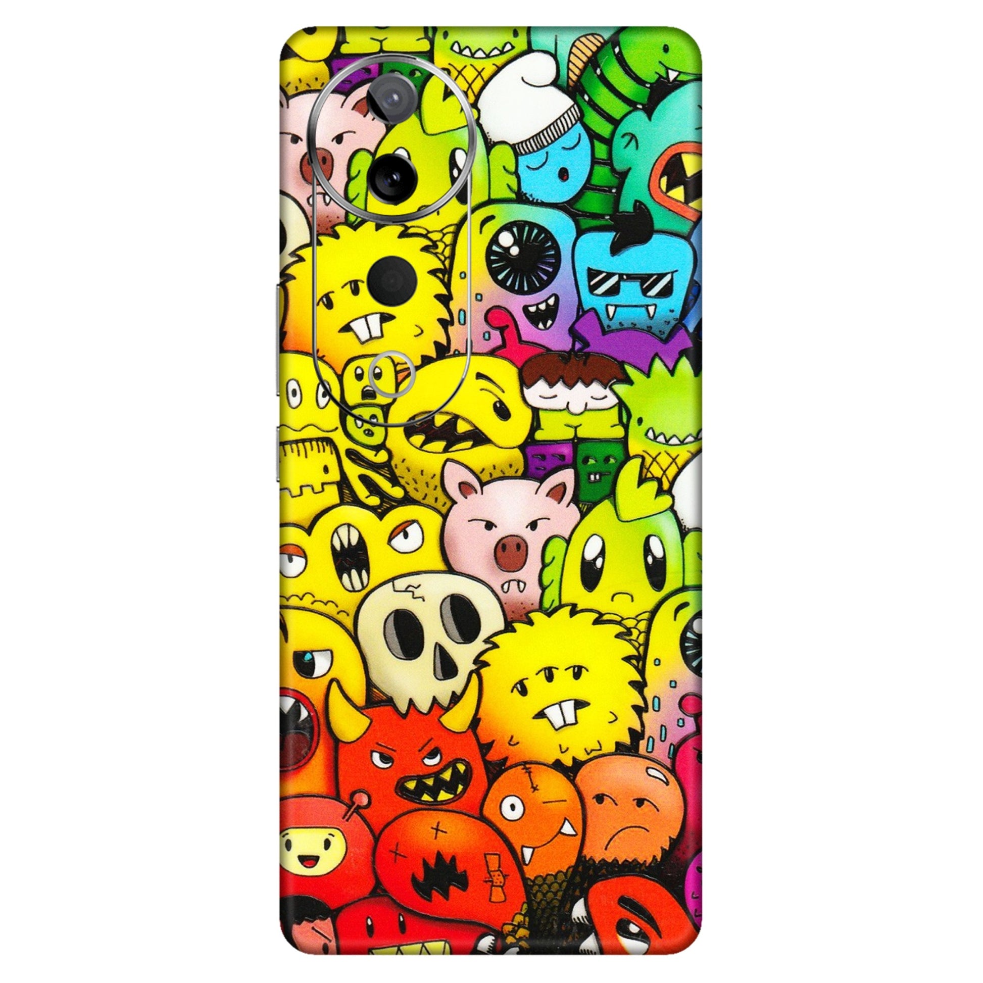 VIVO Z/V/X/T/U/S Series Phone Skins (All Models) - Angry Funkies - 3D Embossed Finish (L-169) Vivo T3 Ultra (5G)