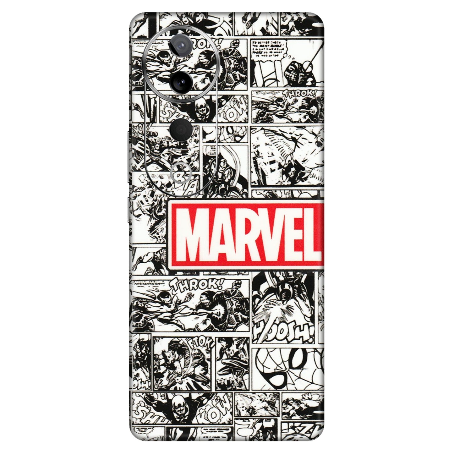 VIVO Z/V/X/T/U/S Series Phone Skins (All Models) - Marvel Comic - 3D Embossed Finish (L-171) Vivo T3 Ultra (5G)