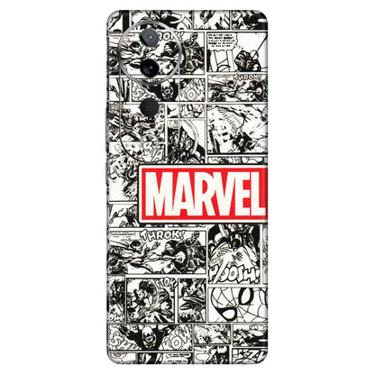 VIVO Z/V/X/T/U/S Series Phone Skins (All Models) - Marvel Comic - 3D Embossed Finish (L-171) Vivo T3 Ultra (5G)