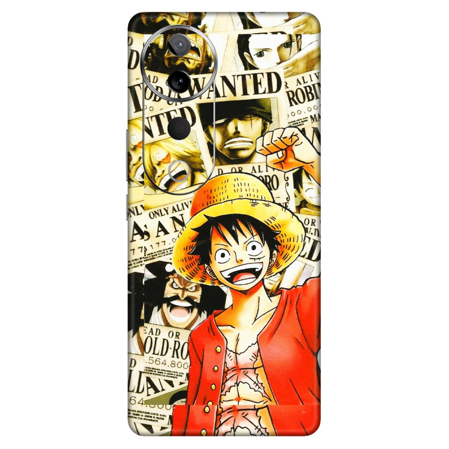 VIVO Z/V/X/T/U/S Series Phone Skins (All Models) - Luffy Anime - 3D Embossed Finish (L-177) Vivo T3 Ultra (5G)