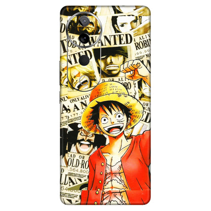 VIVO Z/V/X/T/U/S Series Phone Skins (All Models) - Luffy Anime - 3D Embossed Finish (L-177) Vivo T3 Ultra (5G)